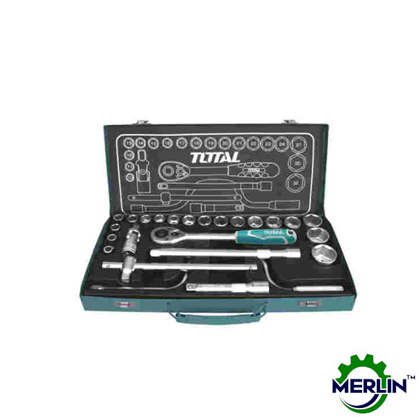 TOTAL 24PCS 1/2″ SOCKET SET